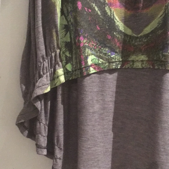 Vintage high low tank top w/ original art design - Picture 3 of 3